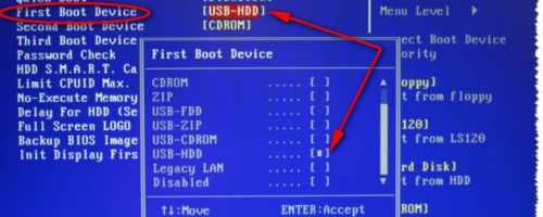 Bios запуск с флешки